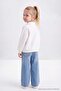 Ecru Cotton Thick Girls' Printed Sweatshirt Tkdaw27Sw00069 - 5