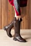 BTBRO-08 Riding Side Buckle Detail Low Sole Knee-High Boots - 2