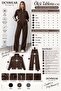 Modal Striped Zippered Suit - 8