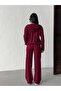 Soft Corduroy Pocket Pants and Zipper Hoodie Set - 3
