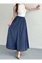 Tensel Fabric Sports Skirt with Pocket Detail and Elastic Inside the Waistband - 6