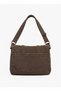 Casual Shoulder Bag Cotton Postman Laptop School Travel Daily Vintage Retro Brown - 5
