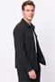 Comfort Fit Side Pockets Flexible Cotton Snap Fasteners Black Shirt Jacket C 736 - 4