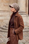 Winter Visor Women's Furry Cashmere Hat, B-73Tk, Stone - 2