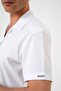 Slim Fit Apaş Collar Short Sleeve Flexible Casual White Shirt g 1589 - 6