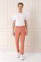 Comfort Fit Belden Fabric Belted Cotton Orange Jogger Pants P 1154 - 2