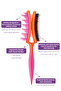 Beauty Pro Multybrush - New Generation Bump Brush - Suitable for Use on Wavy/Curly/Straight Hair - 3