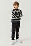 Boy's Striped Sweater Sweater - 4