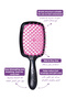 Beauty Pro Miracle Brush Hairbrush - Heat Resistant, Suitable for Welded Hair, Hair Detangling and Combing - 3