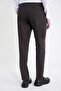 Comfort Fit Comfortable Fit Side Pocket Flexible Cotton Gabardine Pleated Brown Trousers P 1211 - 5