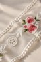 Colorful Embroidered Tulle with Crispy Stripe Lace (1 Meter) - 2