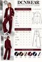Modal Fabric Zippered Tracksuit Set - 8