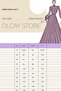 Stone Embellished Tulle Chiffon Combination Exclusive Hijab Evening Dress Dark Blue 1113-Y - 7