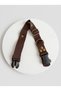 Dog Collar Adjustable Tiny & Small & Medium & Large Breed Collar Cord Dark Brown - 2