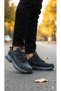 Men's Waterproof Orthopedic Outdoor Shoes - Black Orange - 4
