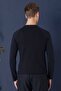 Ts 872 Slim Fit Navy Blue Sports T-Shirt - 7