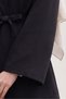 Beli Belted V-Neck Scuba Kimono - Black - 7
