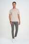 Comfort Fit Crew Neck 97% Stretch Cotton Beige T-Shirt Ts 885 - 2