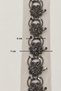 Flower Pattern Beadwork Ribbon Accessory - 3
