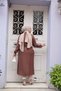 تونيك حجاب بني بأزرار 645 كيلو - 3