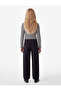 Long Sleeve Crew Neck Camisole Striped T-Shirt - 4