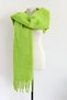 Green Soft Textured Women's Scarf Shawl Shoulder Wrap 50 cm X 190 cm