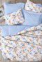 Fitted Sheet Duvet Cover Set Single Branch Blue - 2