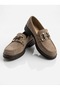 Women's Mink Suede Thick Soled Old Money Style Loafer Shoes