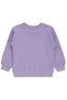 Civil Girls' Plain Sweatshirt |   Interlock Long Sleeve Crew Neck |   School Nursery and Daily Use - Lila - 2