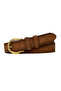 100% Genuine Leather, 4 cm Suede Milk Brown Women's Belt with Gold Buckle; Jeans, Sports Belt=Suede.70.Sütka - 3