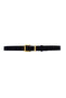 100% Genuine Leather, 3 cm Black Patent Leather Classic Belt for Women, Business, Business Women, Fabric, Tooling Belt-R47 - 7