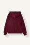Relax Fit Hooded Basic Plain Thick Sweatshirt Fabric Cardigan C1809Ax25Au - 2