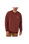 Gem Label Crewneck Erkek Kahverengi Outdoor Sweatshirt Cs0382-681 - 5