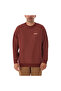 Gem Label Crewneck Erkek Kahverengi Outdoor Sweatshirt Cs0382-681