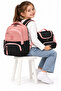 First School Bag Set of 3 Unisex Children's Primary School Backpack 8010 Powder-Black - 2