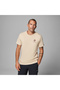 Cs0481 Csc m Stacked Gem Ss Tee Light Brown O Neck Regular Fit Plain Men's T-Shirt