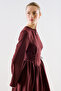 Bele Dress with Seat-Binding Detail Burgundy - 3