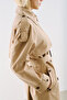 North Design Double-Breasted Trench Coat Camel - 8