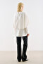 Cape-Style Belted Tunic Ecru - 5