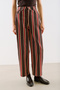 Yikamali Striped Barrel Pants Brown - 6