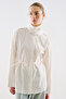 Shirt with Fular Collar Ecru - 5