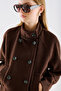 Premium Kisa Kruvaze Jacket Acikahve - 5