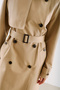 North Design Double-Breasted Trench Coat Camel - 7