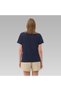Dark Navy Women's O Neck Regular Fit Printed T-Shirt 9220311466_Cs0367 Csc Gem Wisterian - 2