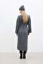 Hair Braided Knitted Dress Anthracite - 6