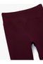 High Waist Skinny Fit Interlock Stitching Detail Sports Leggings - 5
