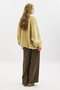 Wide Buttoned Knitwear Cardigan Safran - 5