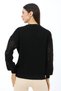 Women's V-Neck Balloon Sleeve Relaxed Fit Knit Sweater - 6