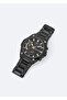 Men's Black Gift Boxed Metal Cord Wristwatch B009040 - 3