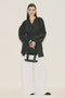 Tunic with Binding Details Black - 3